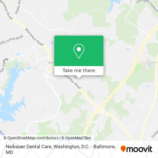 Mapa de Neibauer Dental Care