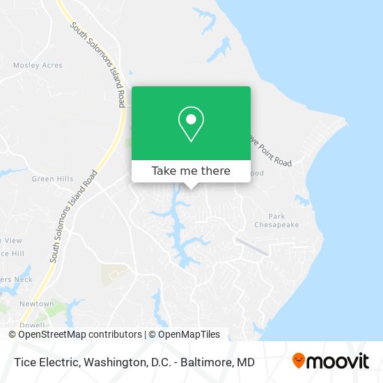 Tice Electric map