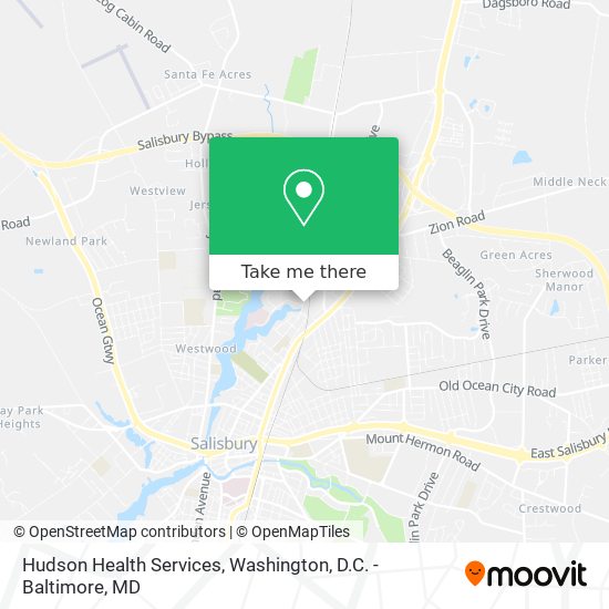 Mapa de Hudson Health Services