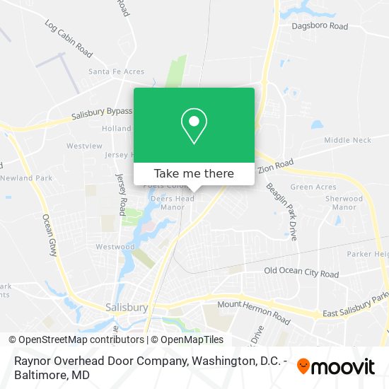 Raynor Overhead Door Company map