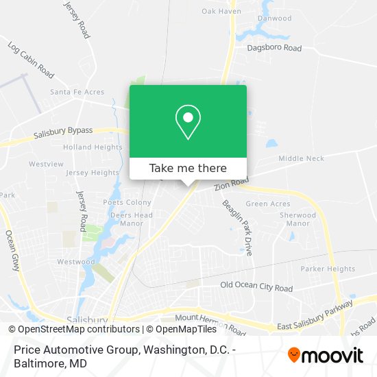 Price Automotive Group map