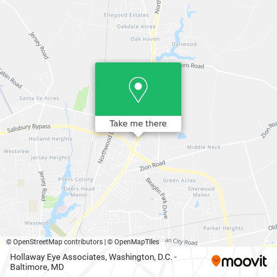 Hollaway Eye Associates map