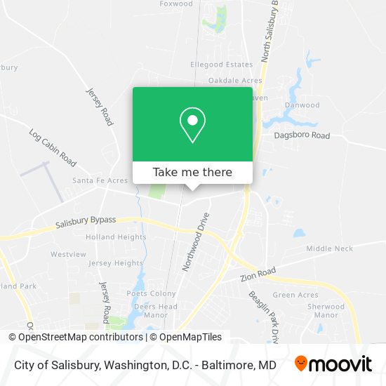 Mapa de City of Salisbury