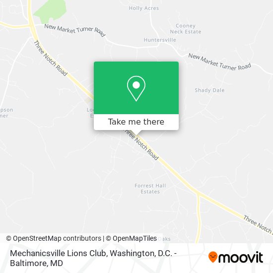 Mechanicsville Lions Club map