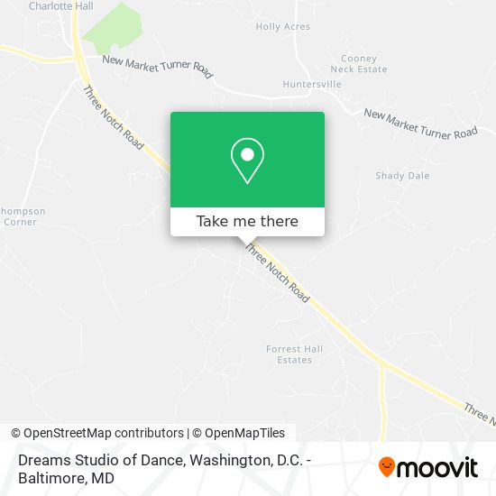 Mapa de Dreams Studio of Dance