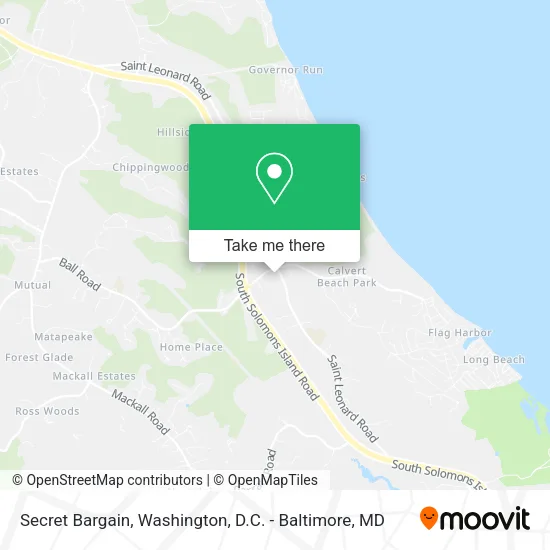 Mapa de Secret Bargain