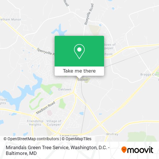 Miranda's Green Tree Service map