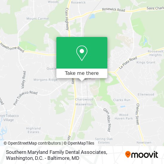 Southern Maryland Family Dental Associates map