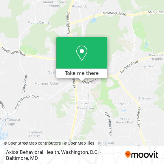 Axios Behavioral Health map