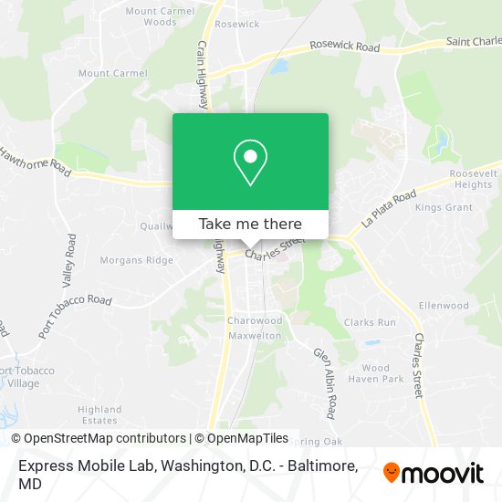 Express Mobile Lab map