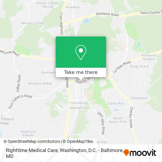 Righttime Medical Care map