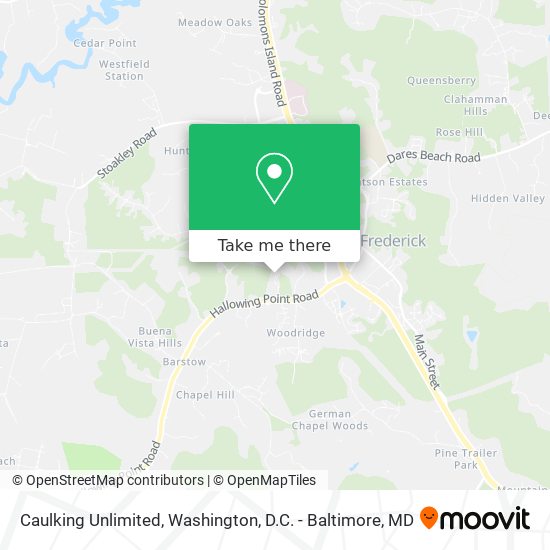 Caulking Unlimited map