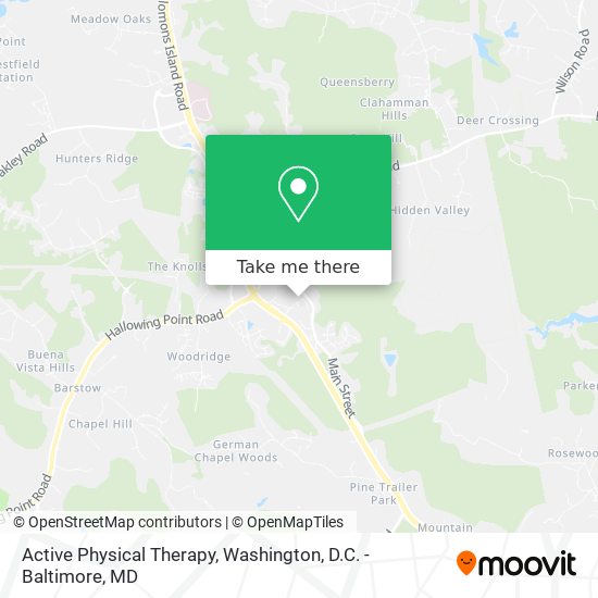 Mapa de Active Physical Therapy