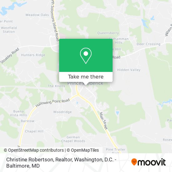 Mapa de Christine Robertson, Realtor