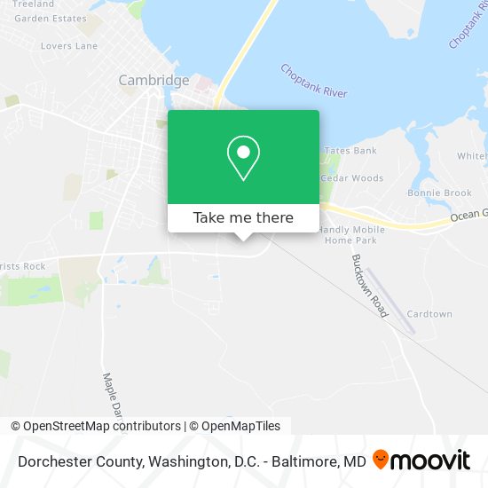 Dorchester County map