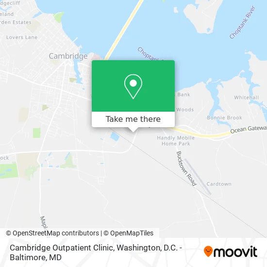 Mapa de Cambridge Outpatient Clinic