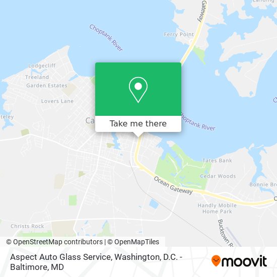 Mapa de Aspect Auto Glass Service