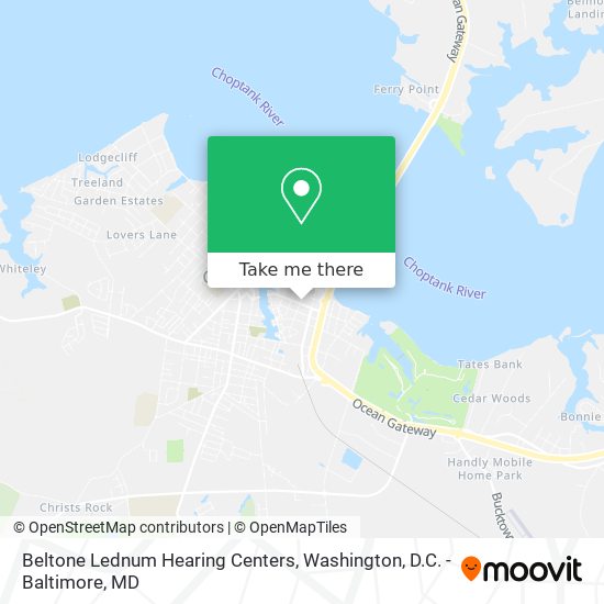 Beltone Lednum Hearing Centers map