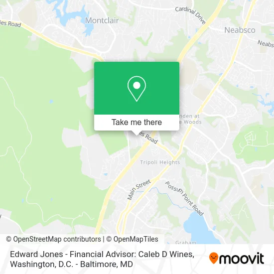 Edward Jones - Financial Advisor: Caleb D Wines map