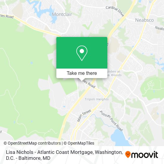 Mapa de Lisa Nichols - Atlantic Coast Mortgage