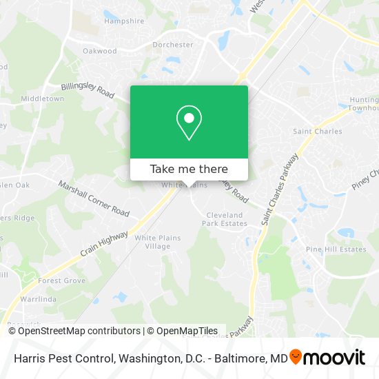 Harris Pest Control map