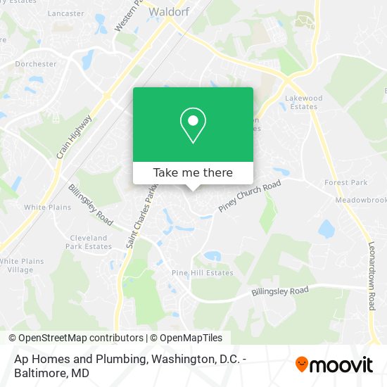 Ap Homes and Plumbing map