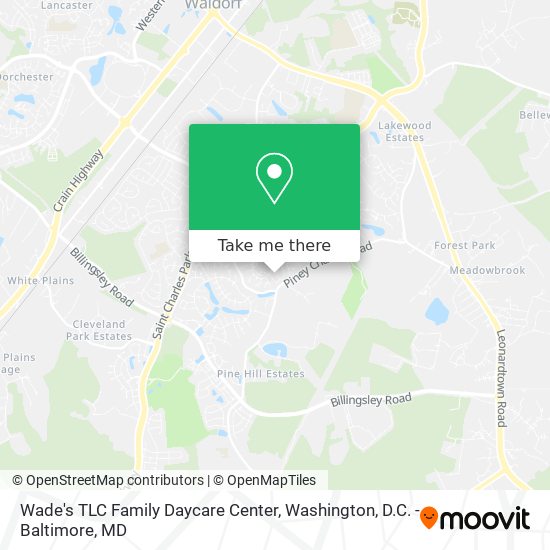 Mapa de Wade's TLC Family Daycare Center