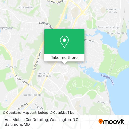 Mapa de Asa Mobile Car Detailing