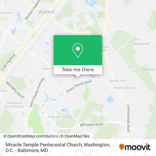 Mapa de Miracle Temple Pentecostal Church