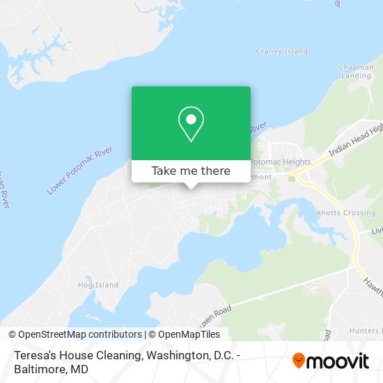 Teresa's House Cleaning map