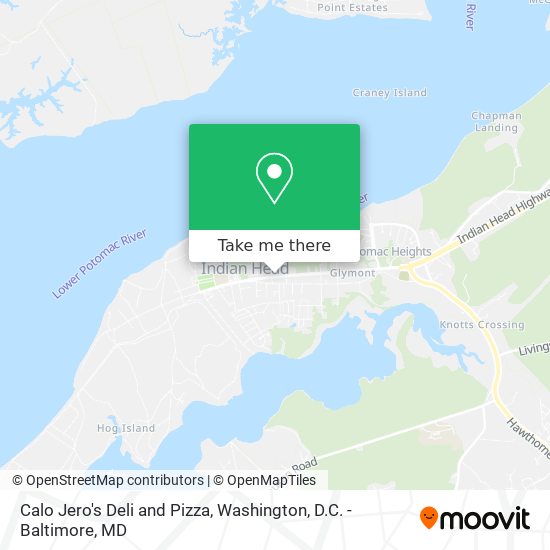 Calo Jero's Deli and Pizza map