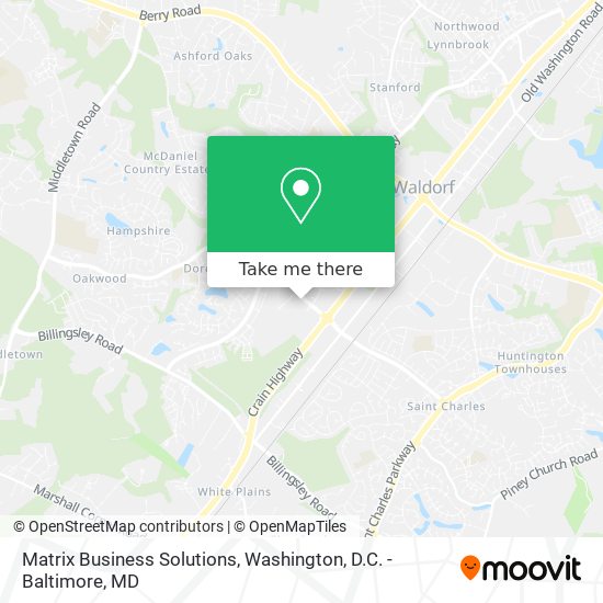 Matrix Business Solutions map