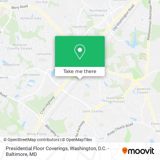 Presidential Floor Coverings map