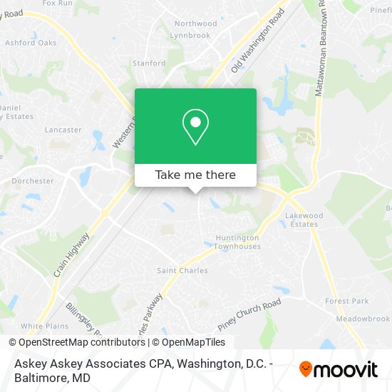 Askey Askey Associates CPA map