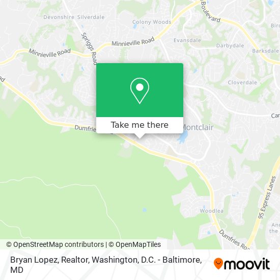 Mapa de Bryan Lopez, Realtor