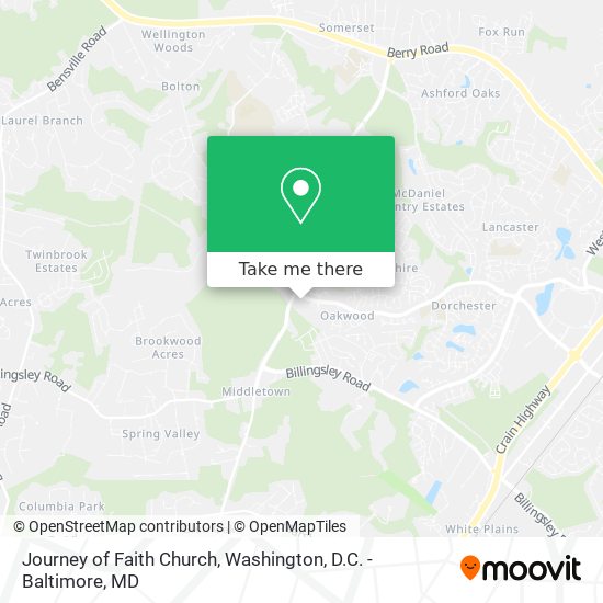 Mapa de Journey of Faith Church