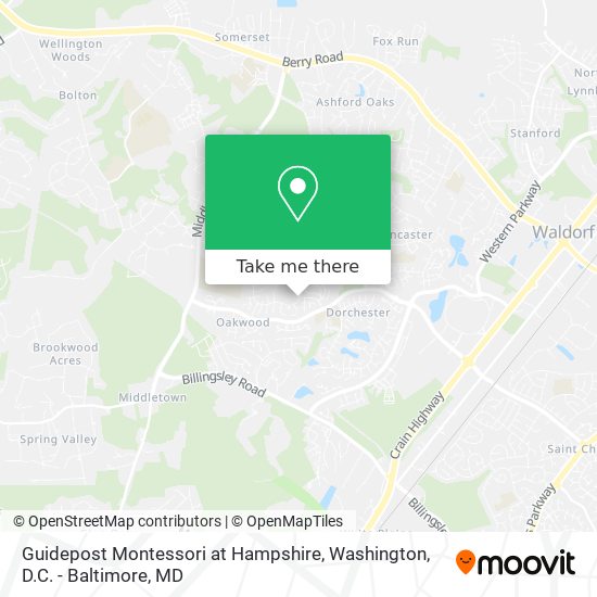 Mapa de Guidepost Montessori at Hampshire