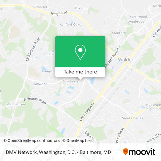 Mapa de DMV Network