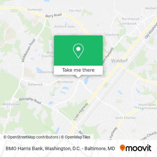 BMO Harris Bank map