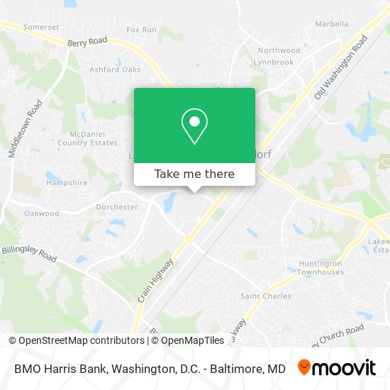 BMO Harris Bank map