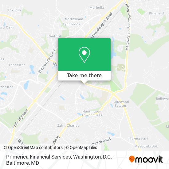 Primerica Financial Services map