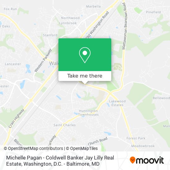 Michelle Pagan - Coldwell Banker Jay Lilly Real Estate map