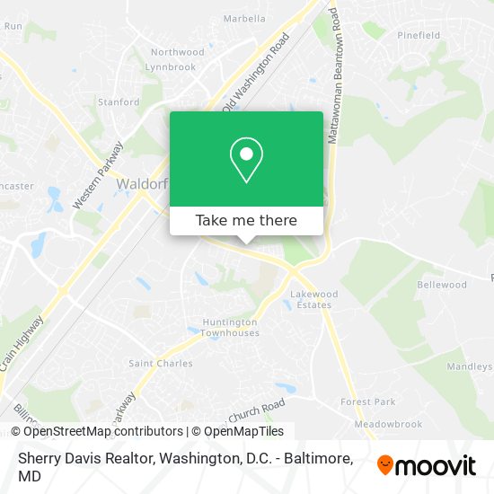 Sherry Davis Realtor map