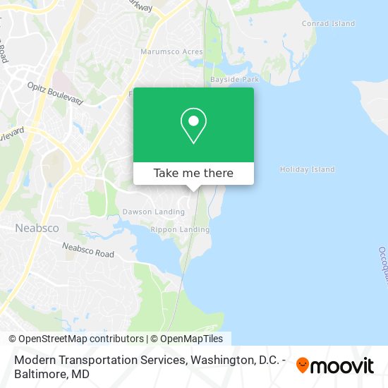 Modern Transportation Services map