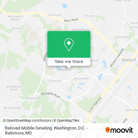 Beloved Mobile Detailing map