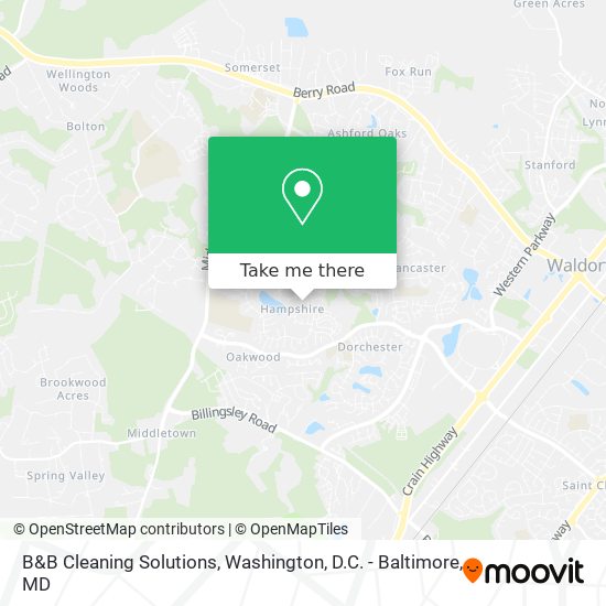 B&B Cleaning Solutions map
