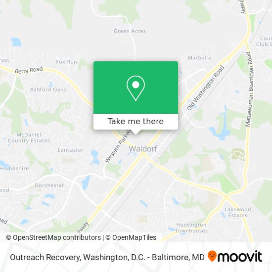Outreach Recovery map