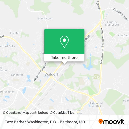 Mapa de Eazy Barber