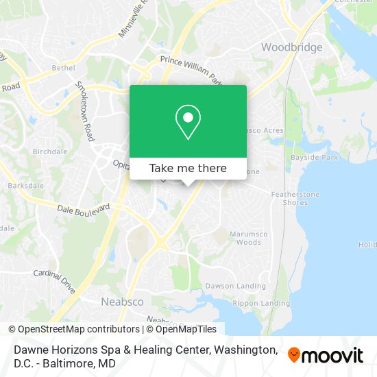 Dawne Horizons Spa & Healing Center map