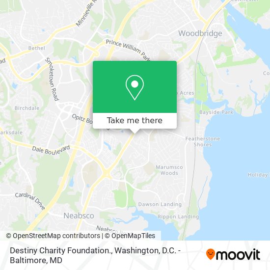 Mapa de Destiny Charity Foundation.